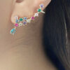 Brinco Earcuff Colors banhado em Ouro 18K - Image 2