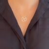Colar Trevo Banhado em Ouro 18K
