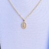 Colar NS Cravejada Banhado em Ouro 18K