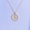Colar Mandala com Estrela Banhado em Ouro 18K