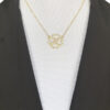 Colar Trevo Cravejado Banhado em Ouro 18K - Image 2