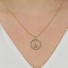 Colar Mandala NS Cravejada Banhado em Ouro 18K - Image 2