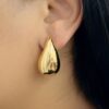Brinco Gota P ABS Banhado em Ouro 18K
