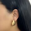 Brinco Gota P ABS Banhado em Ouro 18K - Image 2