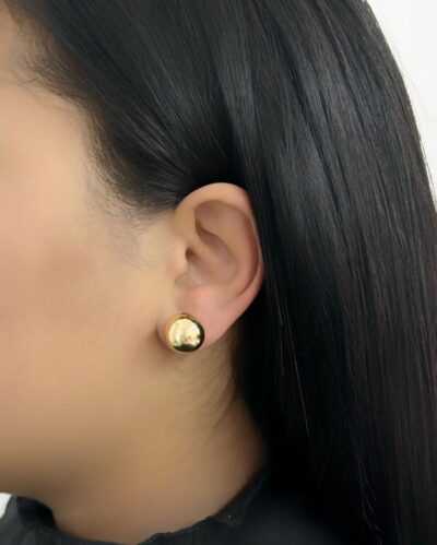 Brinco Esfera Banhado em Ouro 18K - Image 2