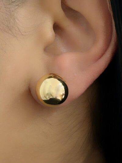 Brinco Esfera Banhado em Ouro 18K